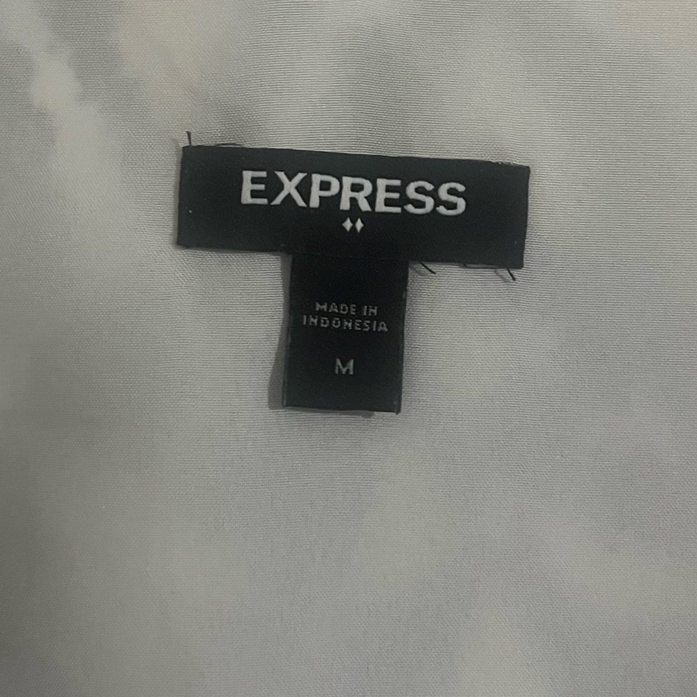 Express Black & White Snake Pattern Formal/Blouse… - image 4